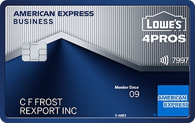 American Express Lowe’s Business Rewards card